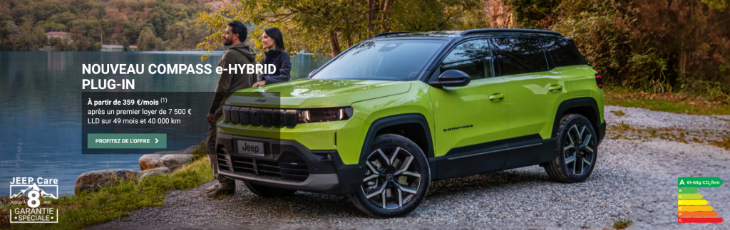 NOUVEAU JEEP COMPASS e-HYBRID PLUG-IN